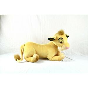 Vintage Hasbro 2002 Simba Lion King Plush 20" Disney Jumbo Large Stuffed Toy